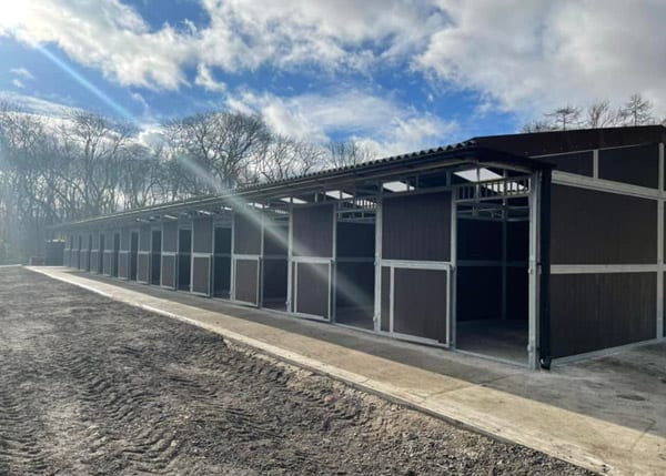 Polo yard stables