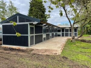 Outdoor Metal Stables