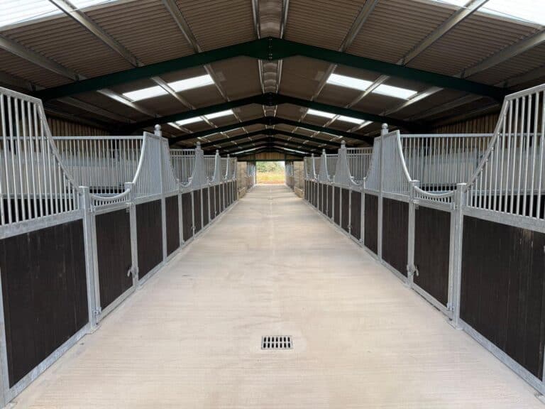 Steel Frame Stable Installs